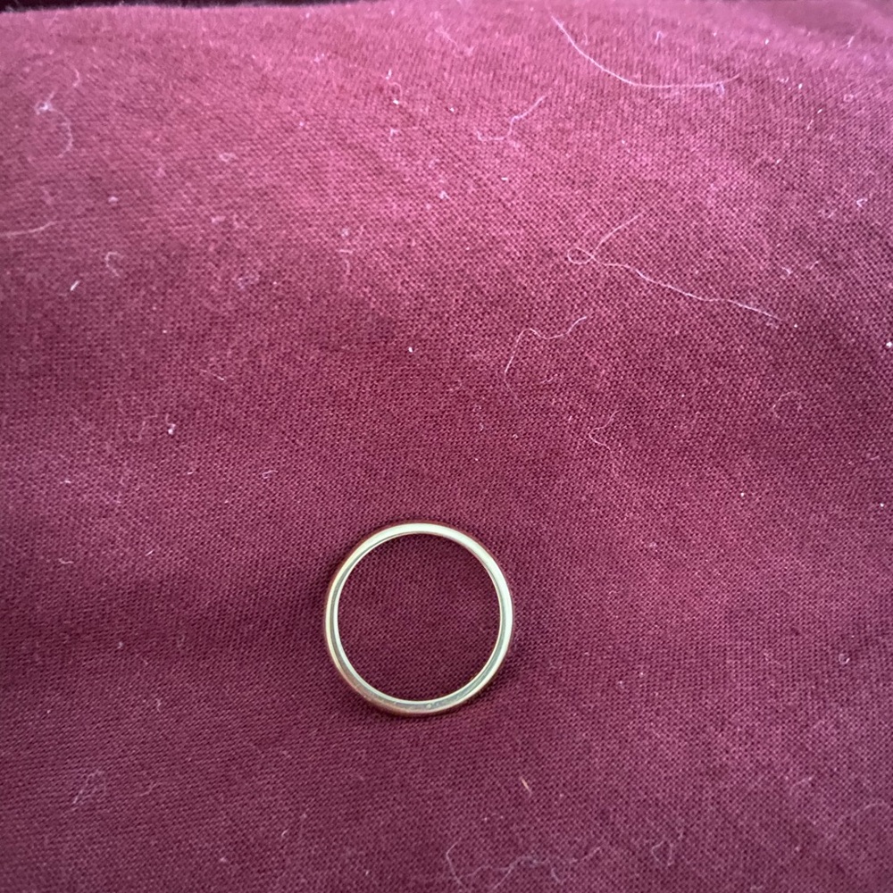 Catbird Thin Gold Stackable Ring - Picture 2 of 4